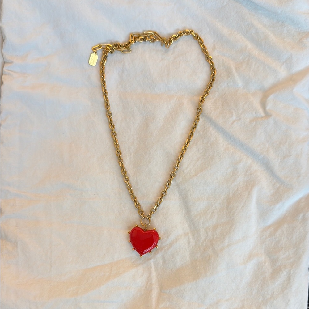 Elizabeth Cole Ruby Necklace